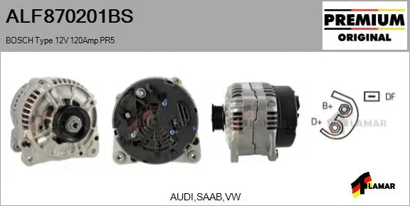 Alternator (ALF870201BS)