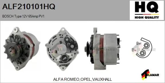 Alternator (ALF210101HQ)