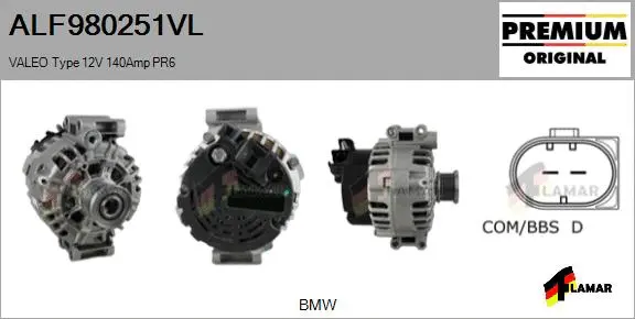 Alternator (ALF980251VL)