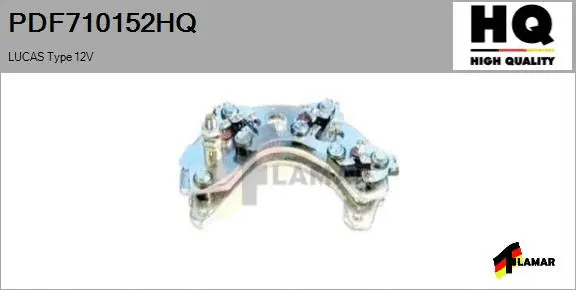 Rectifier, alternator (PDF710152HQ)