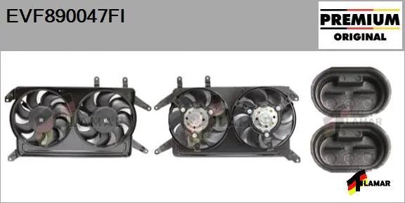 Electric Motor, radiator fan (EVF890047FI)