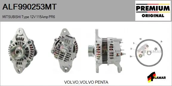 Alternator (ALF990253MT)