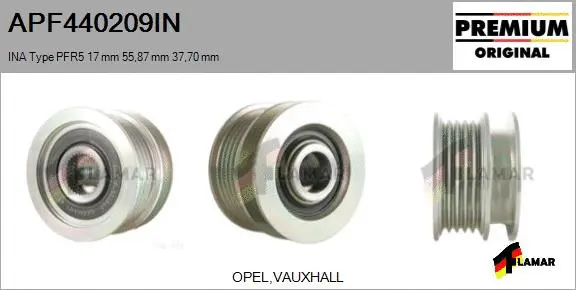 Belt Pulley, alternator (APF440209IN)