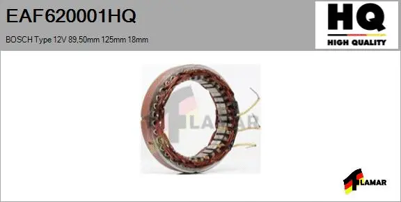 Stator, alternator (EAF620001HQ)