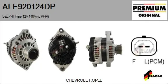 Alternator (ALF920124DP)