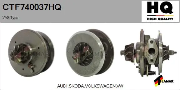 Core assembly, turbocharger (CTF740037HQ)