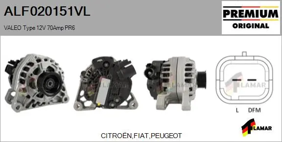 Alternator (ALF020151VL)