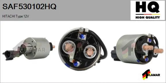 Solenoid Switch, starter (SAF530102HQ)