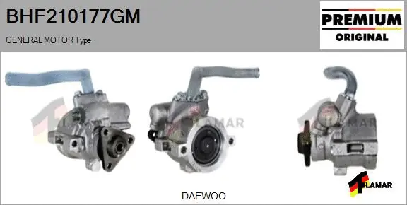 Hydraulic Pump, steering (BHF210177GM)