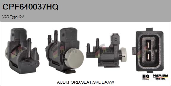 Pressure Converter, exhaust control (CPF640037HQ)