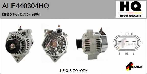 Alternator (ALF440304HQ)