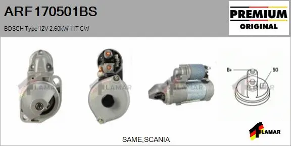 Starter (ARF170501BS)