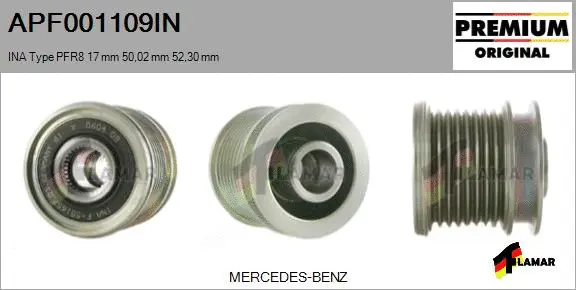 Belt Pulley, alternator (APF001109IN)