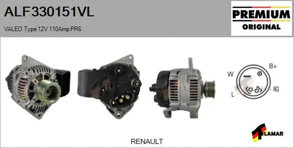 Alternator (ALF330151VL)