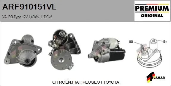 Starter (ARF910151VL)