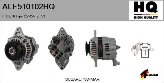Alternator (ALF510102HQ)