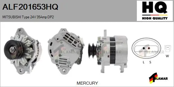Alternator (ALF201653HQ)