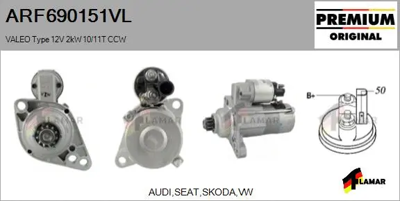 Starter (ARF690151VL)
