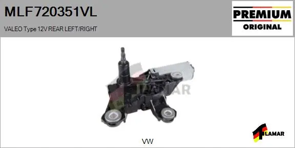 Wiper Motor (MLF720351VL)