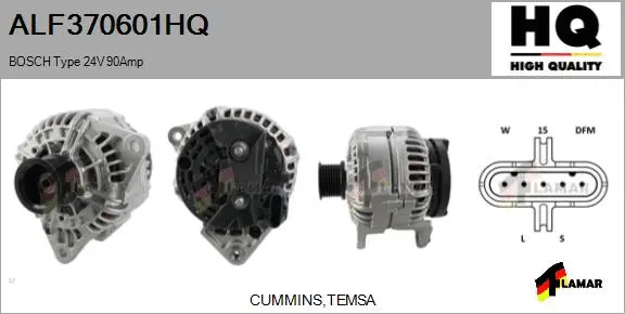 Alternator (ALF370601HQ)