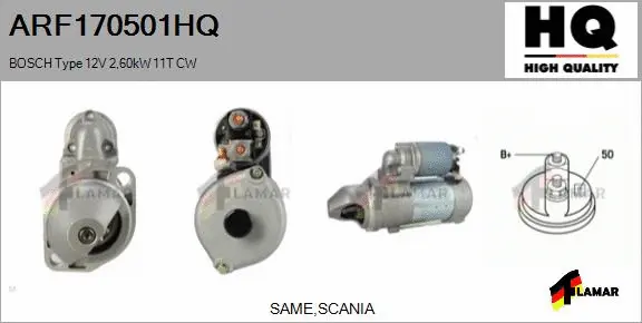Starter (ARF170501HQ)