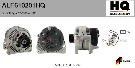 Alternator (ALF610201HQ)