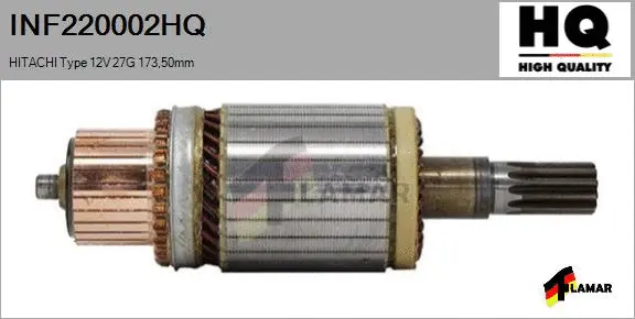 Armature, starter (INF220002HQ)