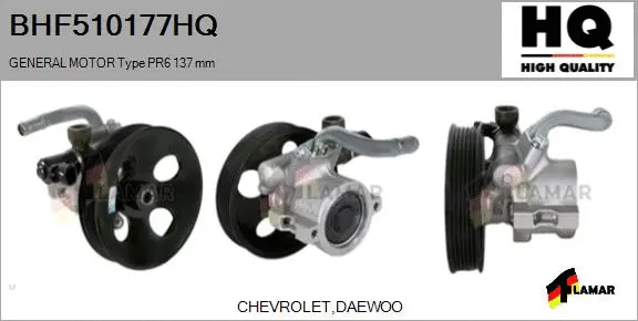 Hydraulic Pump, steering (BHF510177HQ)