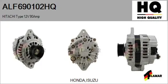 Alternator (ALF690102HQ)