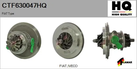 Core assembly, turbocharger (CTF630047HQ)