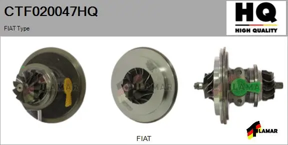 Core assembly, turbocharger (CTF020047HQ)