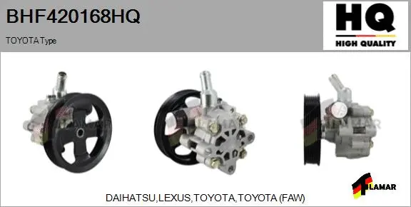 Hydraulic Pump, steering (BHF420168HQ)