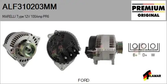 Alternator (ALF310203MM)