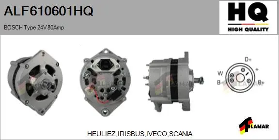 Alternator (ALF610601HQ)