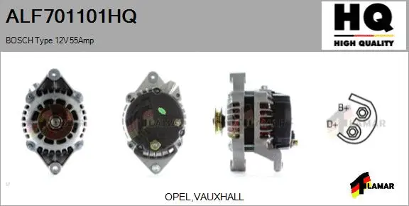 Alternator (ALF701101HQ)