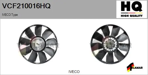 Clutch, radiator fan (VCF210016HQ)