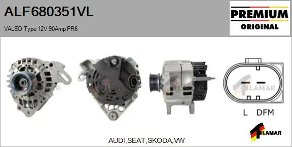 Alternator (ALF680351VL)