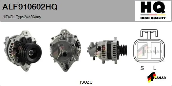 Alternator (ALF910602HQ)