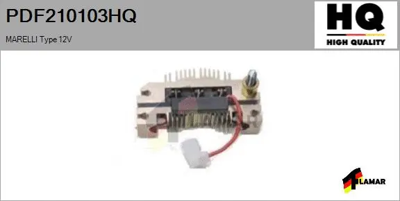 Rectifier, alternator (PDF210103HQ)