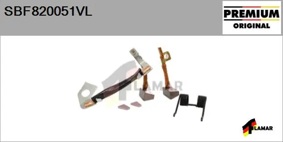 Carbon Brush, starter (SBF820051VL)