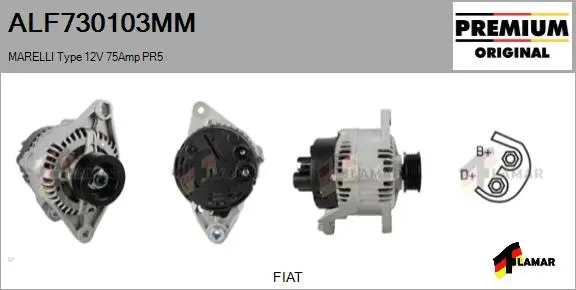Alternator (ALF730103MM)