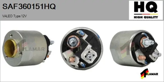 Solenoid Switch, starter (SAF360151HQ)