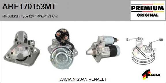 Starter (ARF170153MT)