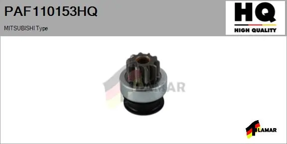 Pinion, starter (PAF110153HQ)