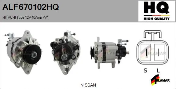 Alternator (ALF670102HQ)