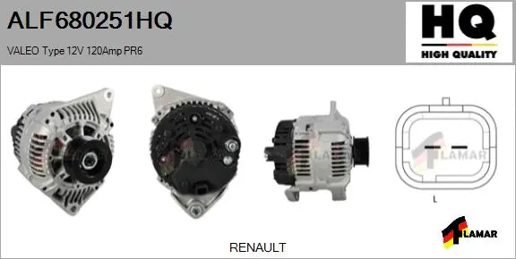 Alternator (ALF680251HQ)