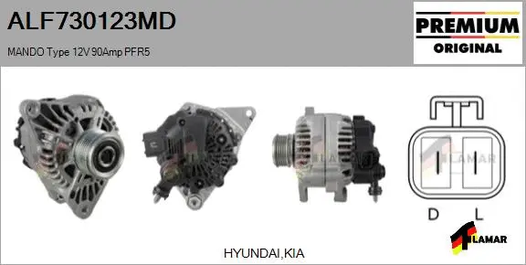Alternator (ALF730123MD)