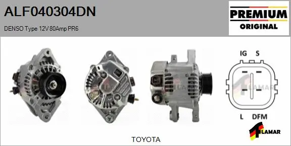 Alternator (ALF040304DN)