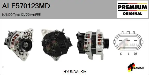 Alternator (ALF570123MD)