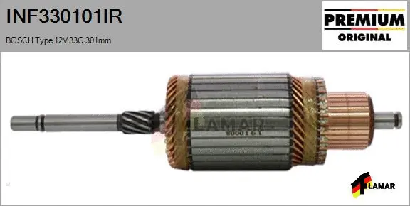 Armature, starter (INF330101IR)